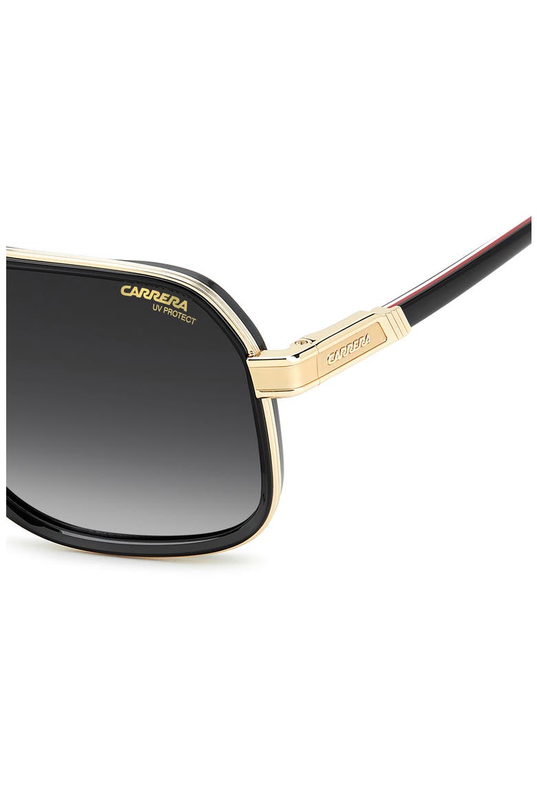 1090/S 60mm Gradient Navigator Sunglasses, Alternate, color, BLACK RED/ DARK GREY SF