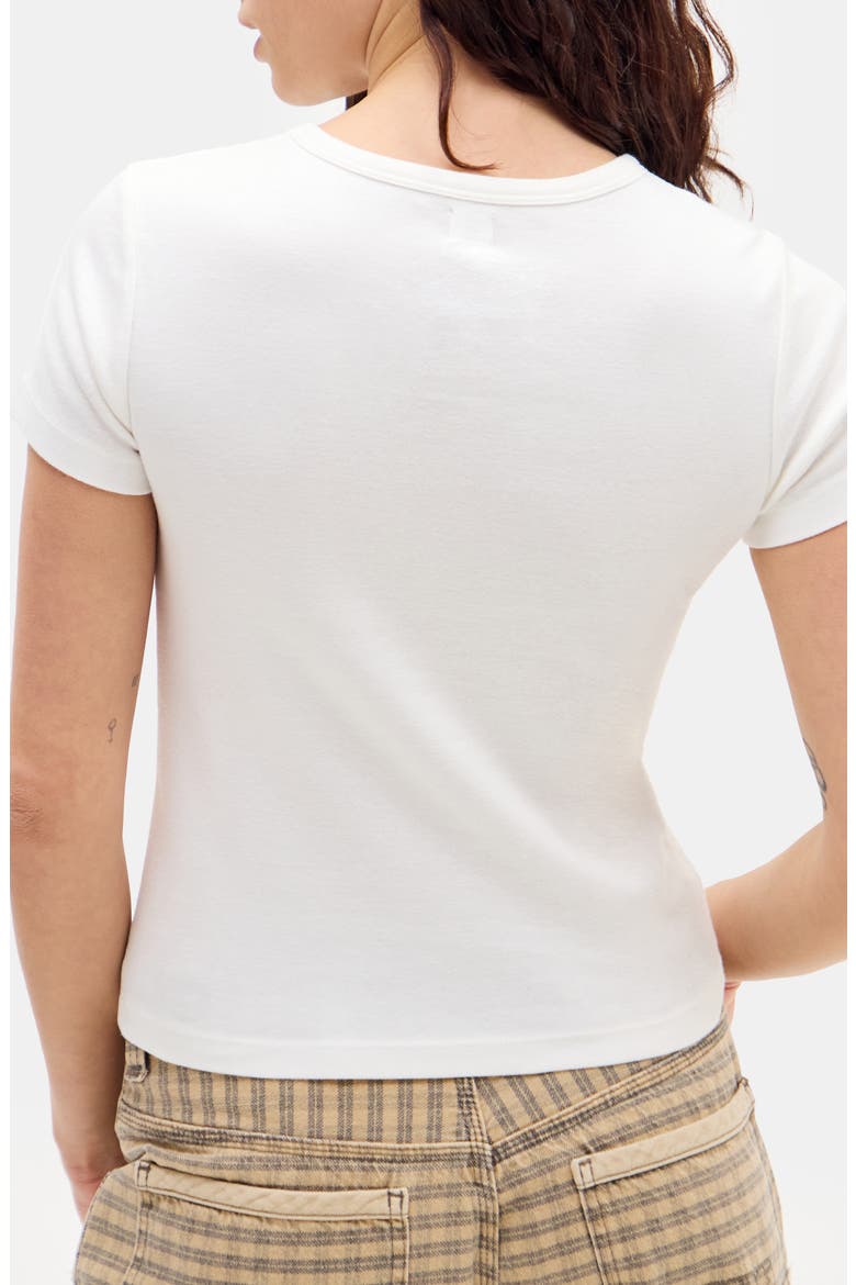 Lucky Spade Graphic Baby Tee, Alternate, color, WHITE
