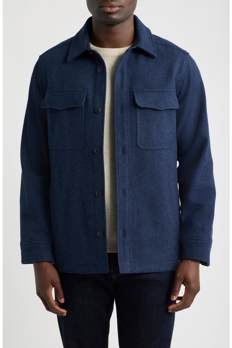 Lawson Wool Coat, Main, color, NAVY MIX