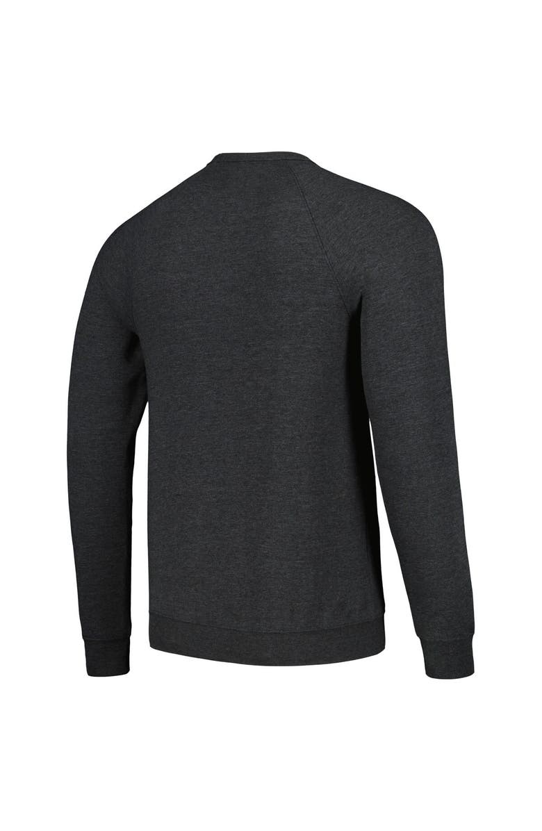 HOMEFIELD Men's Homefield Heather Charcoal Florida State Seminoles Tri-Blend Crewneck Pullover Sweatshirt, Alternate, color, 