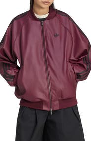 adidas Originals SST Faux Leather Track Jacket