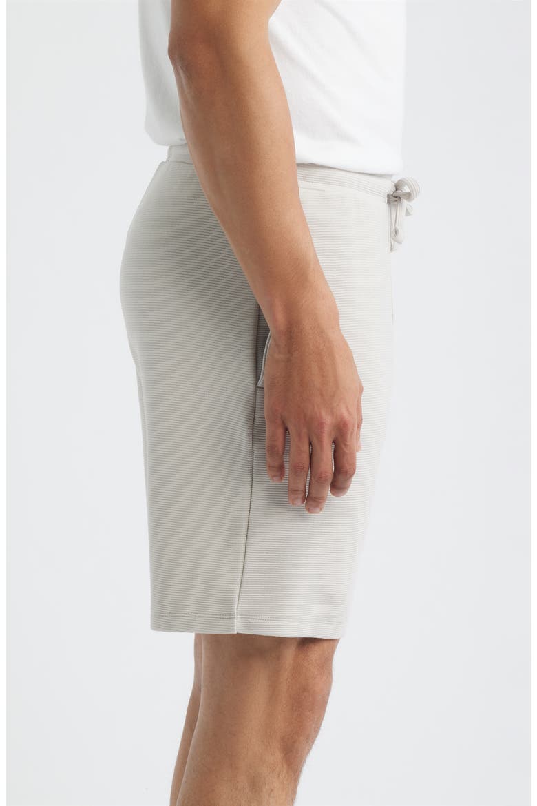 Ribbed Pajama Shorts, Alternate, color, OPEN GREY