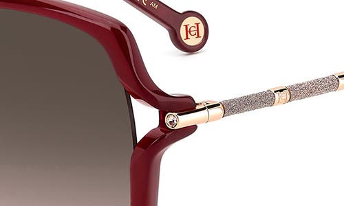 Carolina Herrera 58mm Square Sunglasses In Red