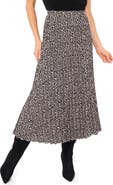 Halogen® Floral Dot Pleated Skirt