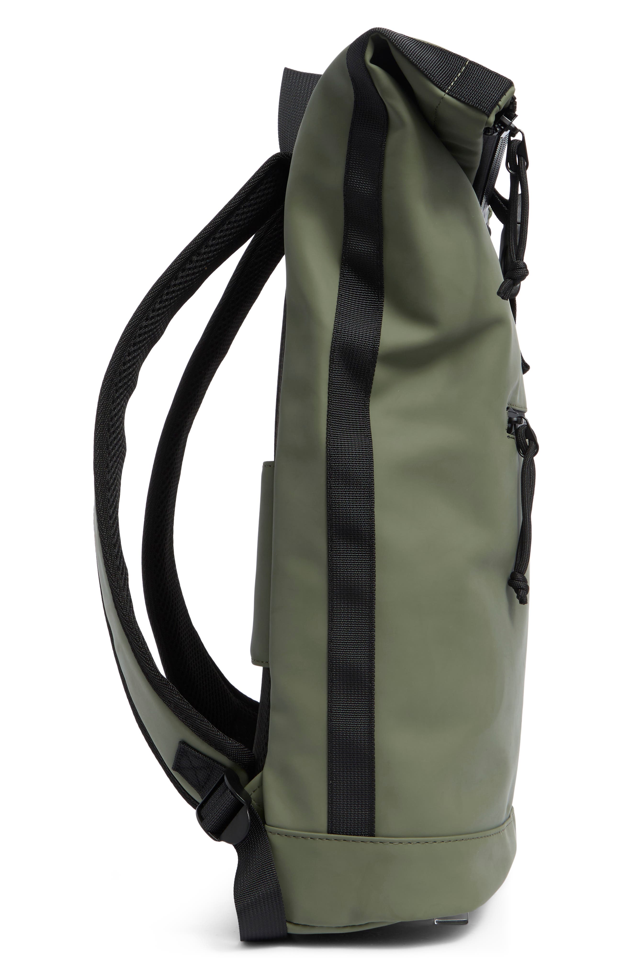 Roll Top Backpack, Alternate, color, GREEN