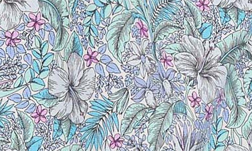 Tommy Bahama Sarasota Stretch Azul Gardens Islandzone® Button-up Shirt In Hawaian Ocean
