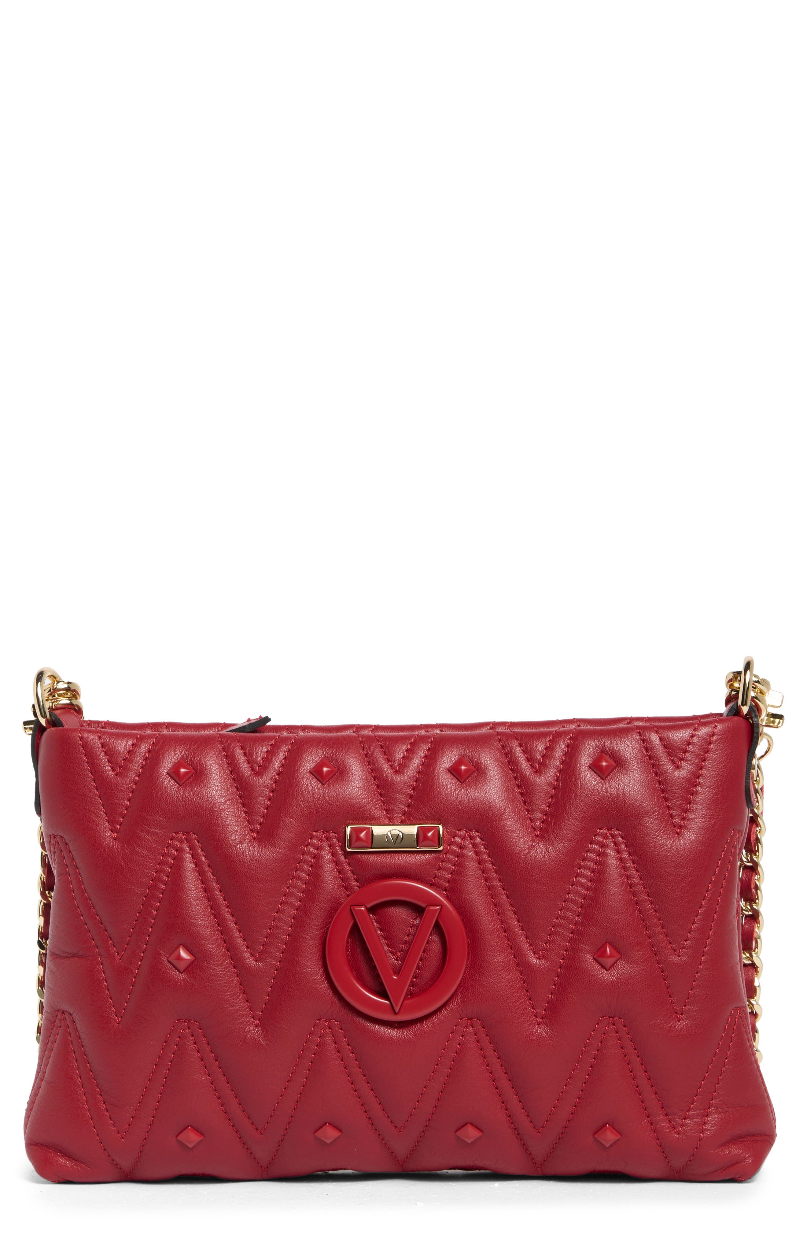Vanille Diamond Leather Crossbody Bag