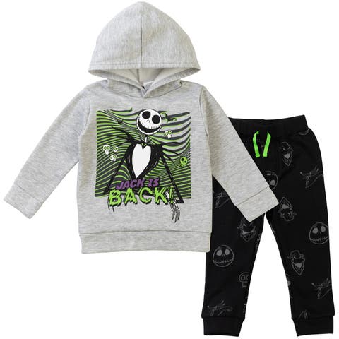 Nightmare Before Christmas Jack Skellington Fleece Hoodie & Pants Set (Toddler, Little Kid & Big Kid)