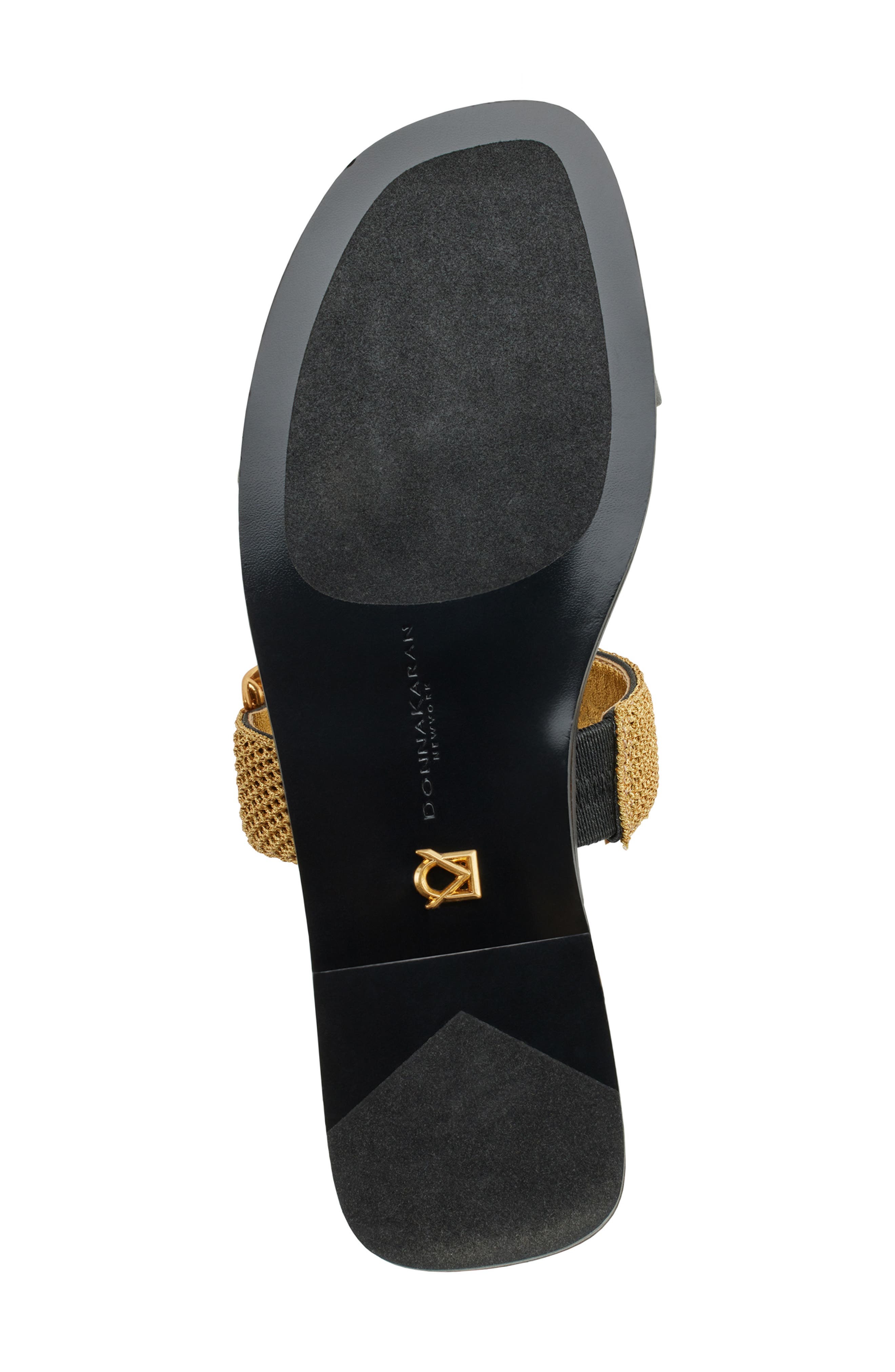 Donna Karan New York Harwin Two-Strap Sandal, Alternate, color, Black