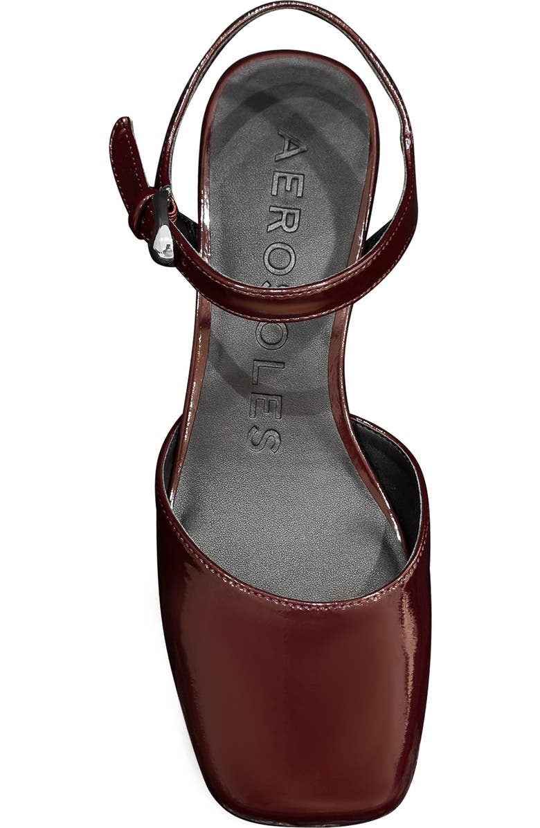 Aerosoles Senna Ankle Strap Platform Pump, Alternate, color, Merlot