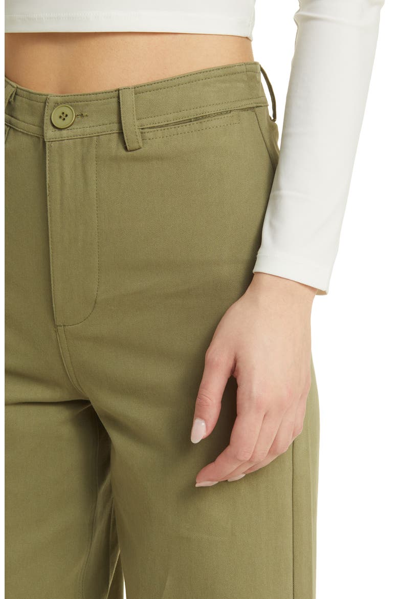 Lawrence Wide Leg Pants, Alternate, color, OLIVE GREEN