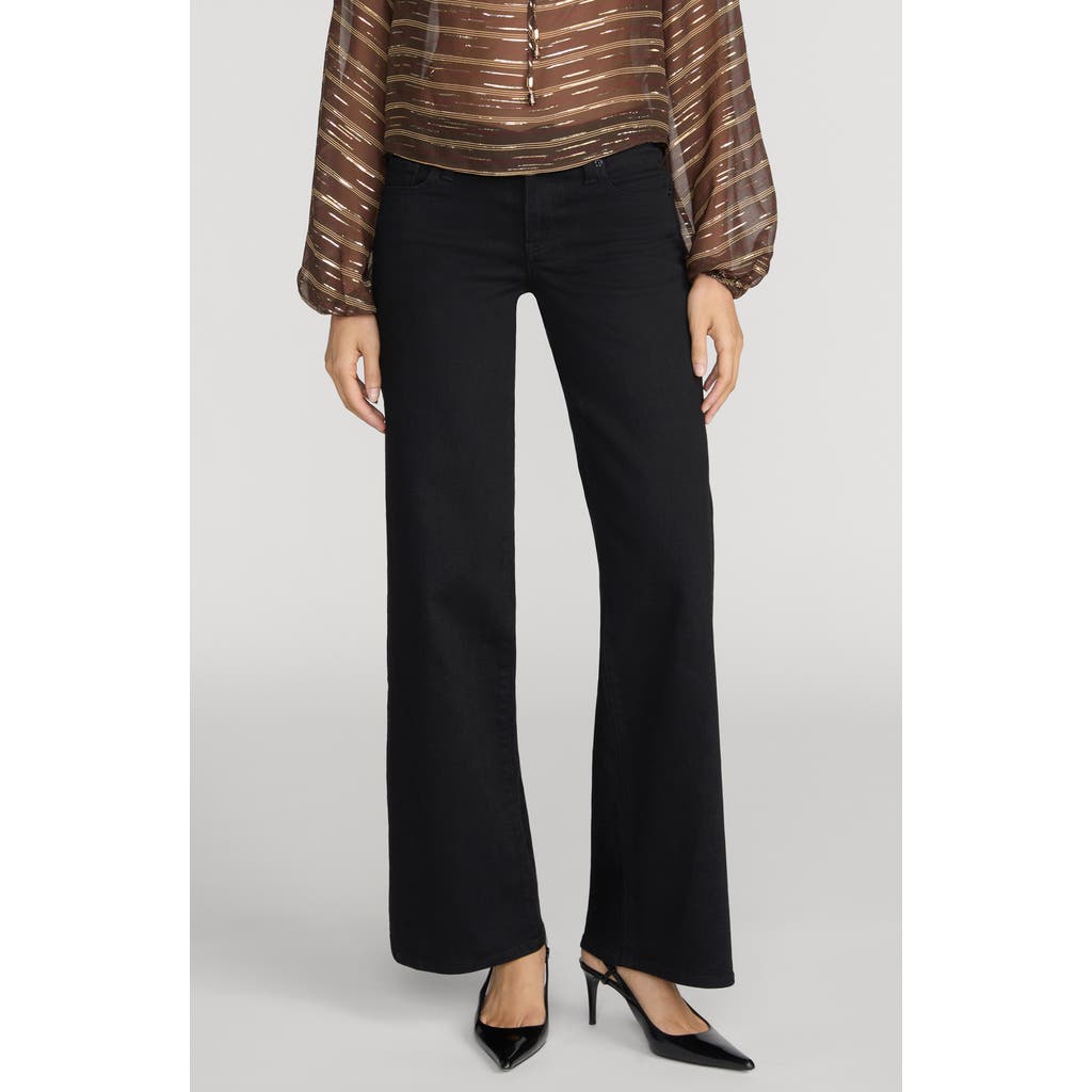 Frame Le Slim Palazzo Jeans In Black