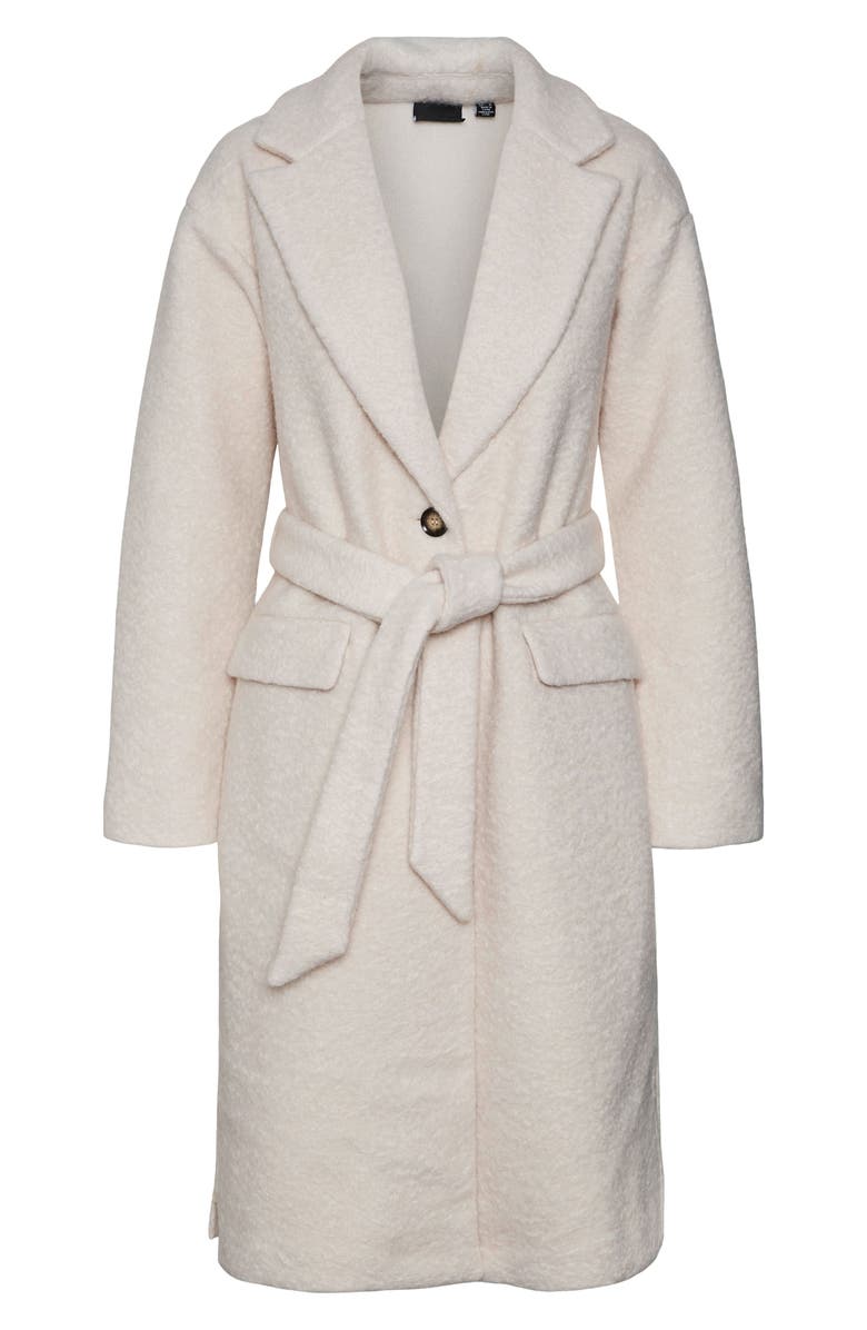 VERO MODA CURVE Garbo Belted Coat, Alternate, color, 