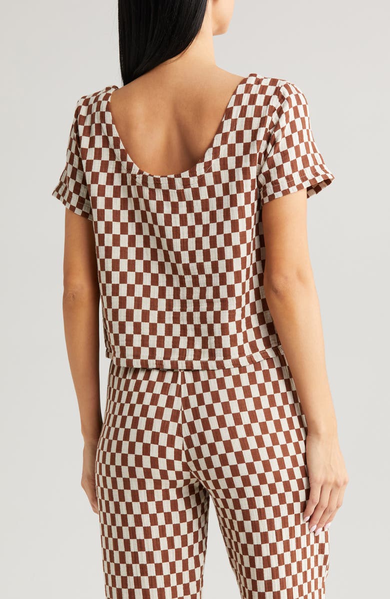 Brixton Mykonos Check Cotton Button-Up Shirt, Alternate, color, 