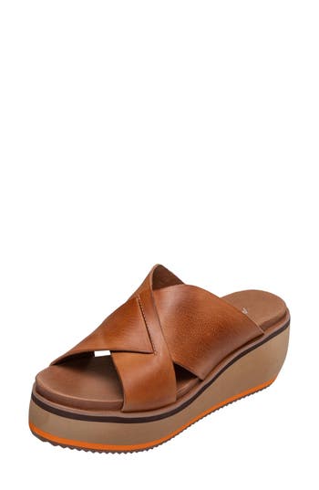 Antelope Jade Platform Sandal In Taupe