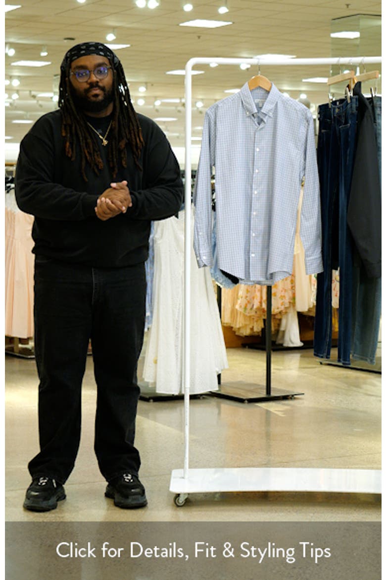 Marshall Check Performance Twill Button-Down Shirt video