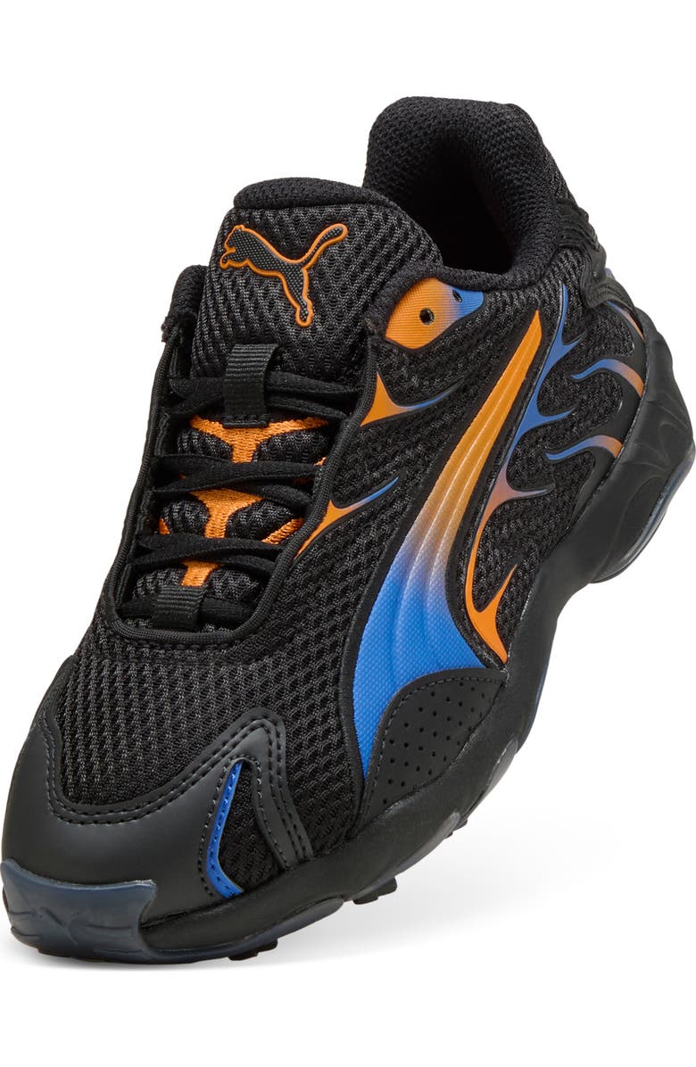 PUMA Kids' Inhale Jr. Sneaker, Alternate, color, Puma Black-Orange Glow