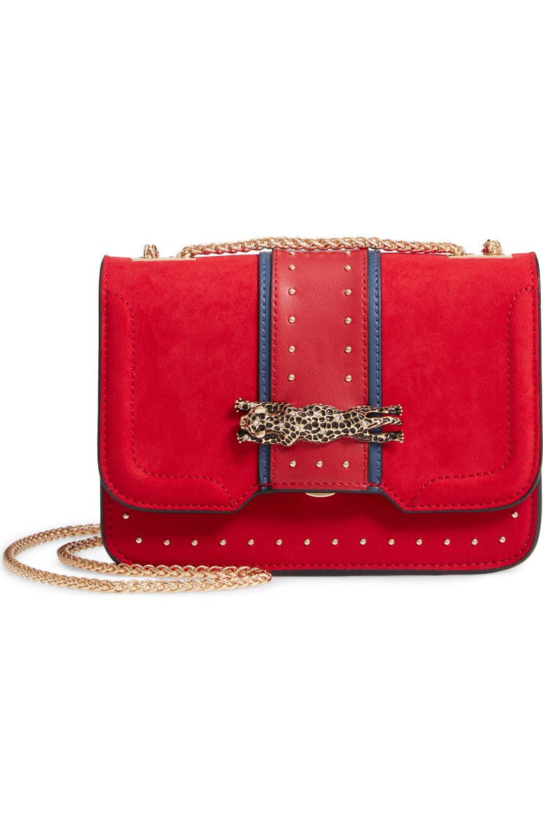 Topshop Panther Crossbody Bag, Main, color,