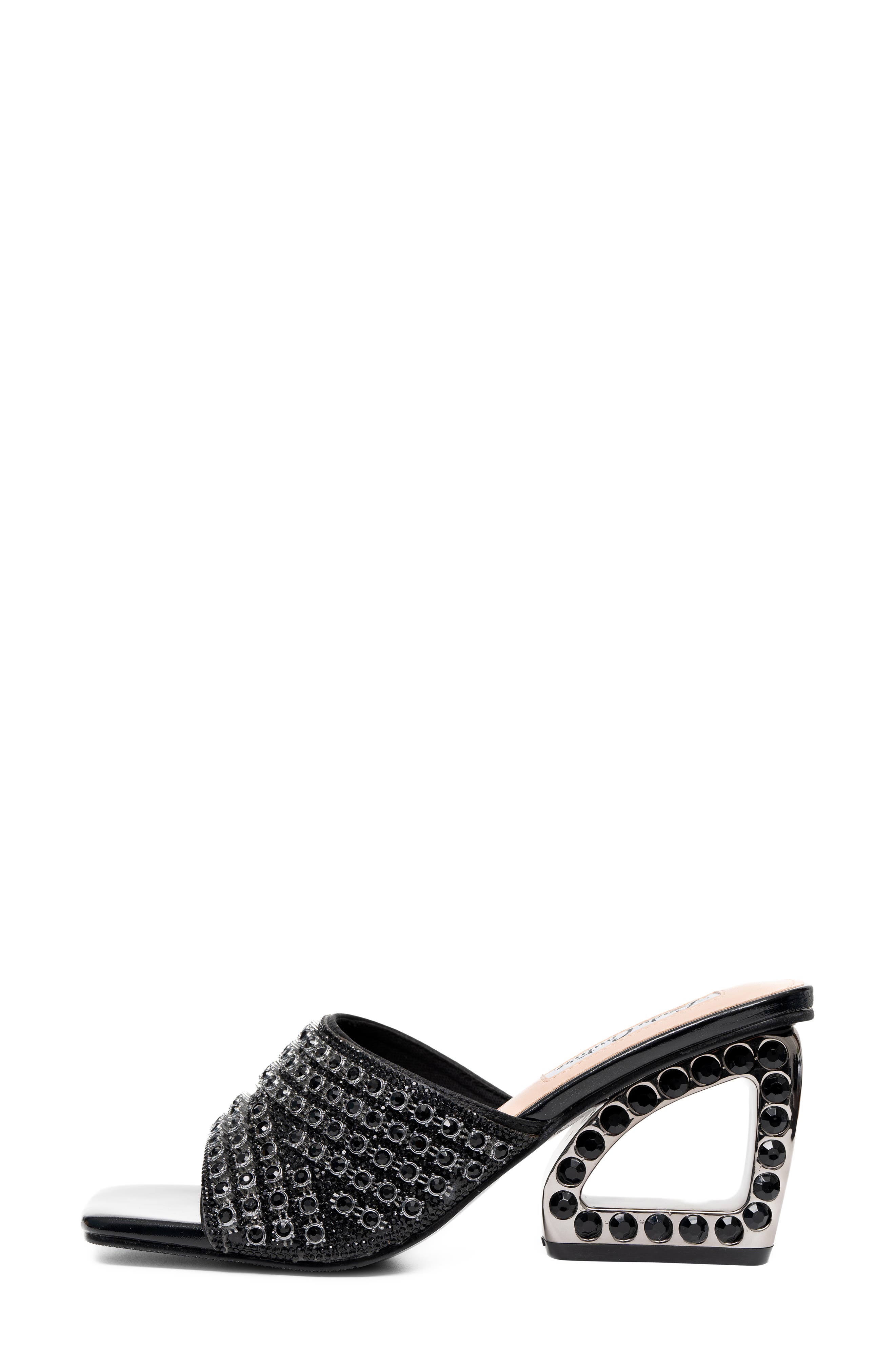 Royalnr Heeled Mule, Alternate, color, BLACK