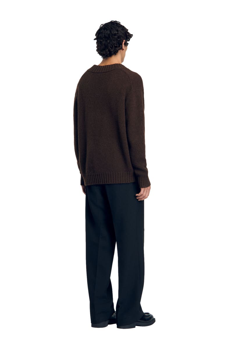 SANDRO Chunky knit sweater, Alternate, color, 