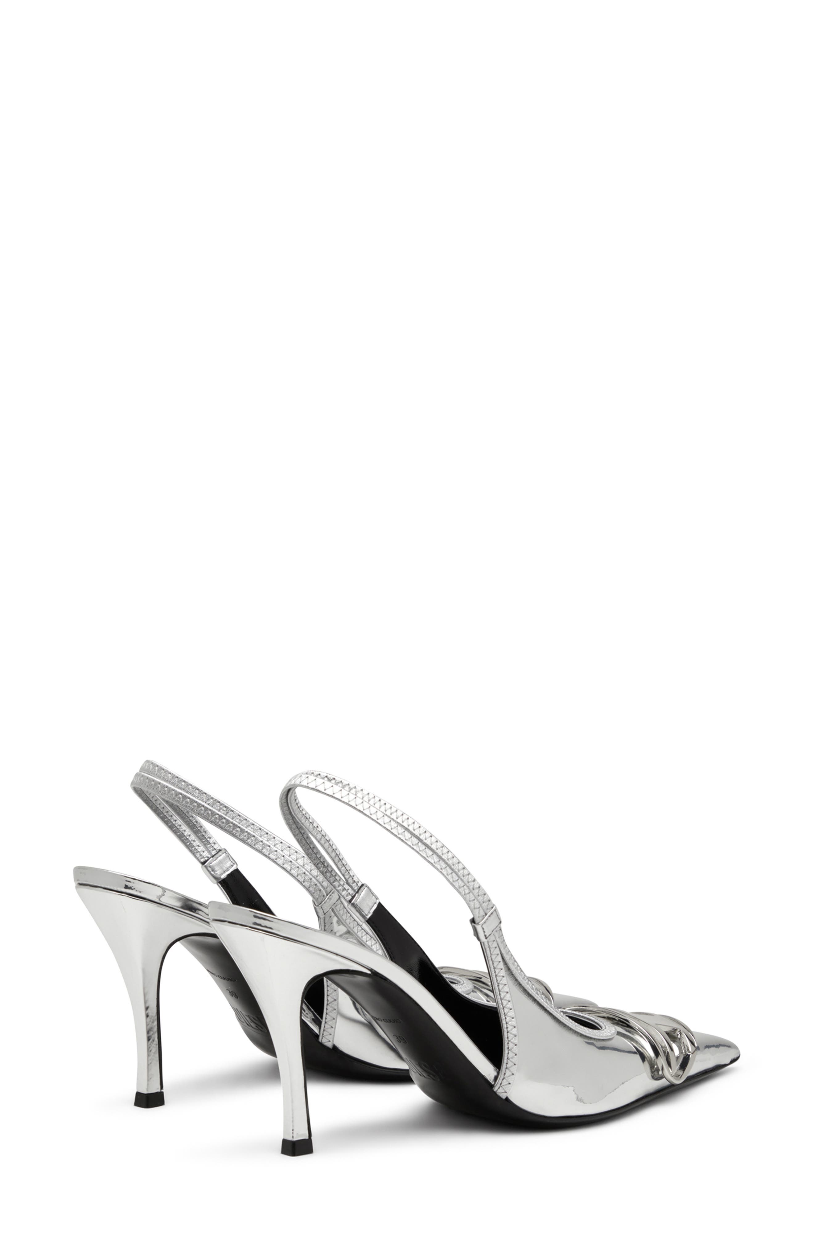 DIESEL<sup>®</sup> Oval D Metallic Slingback Pump, Alternate, color, 