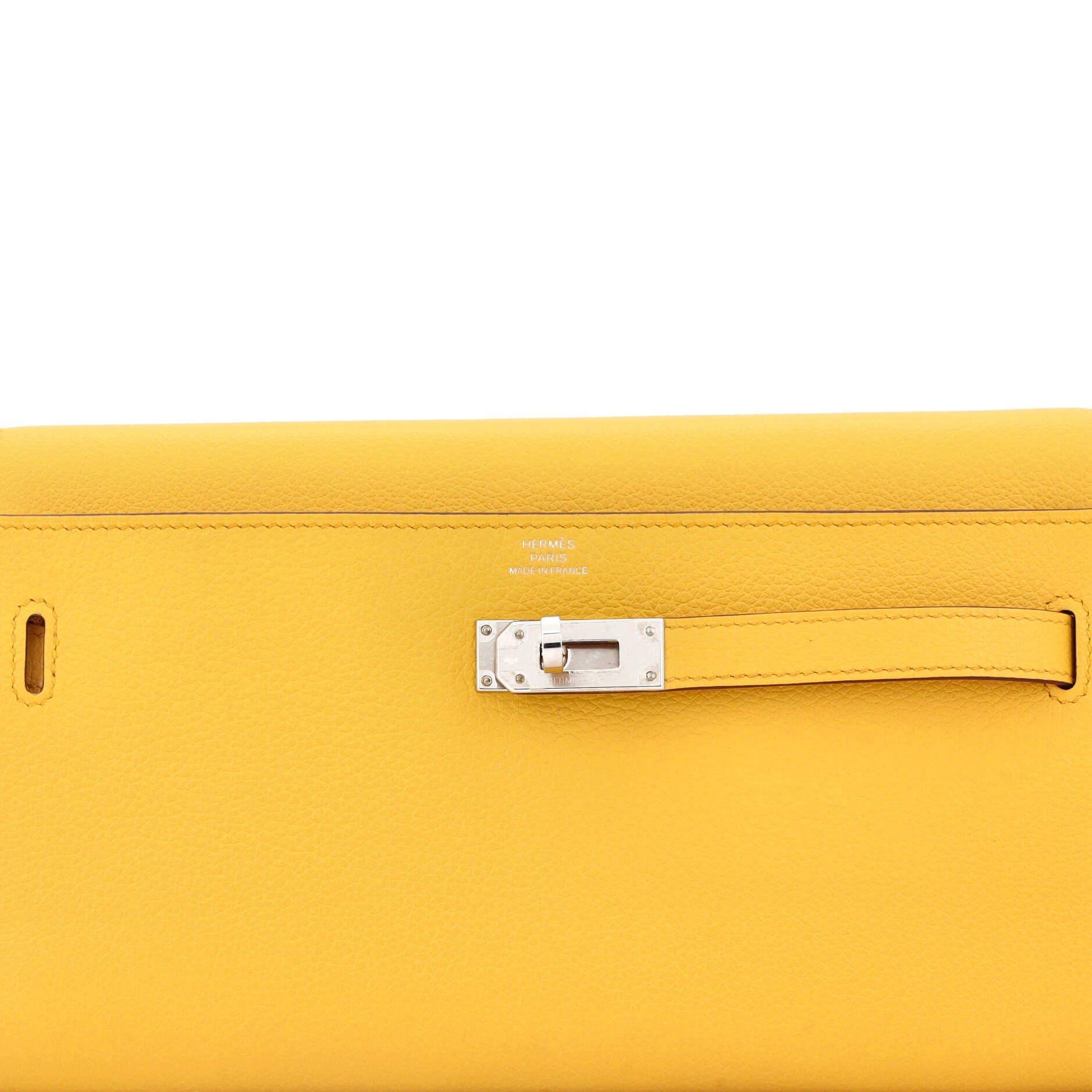 Pre-Owned Hermes Kelly To Go Wallet Evercolor, Alternate, color, 