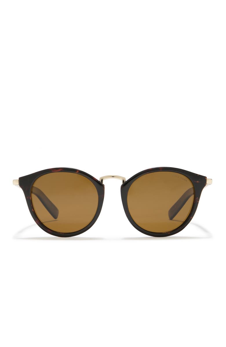 Cole Haan Cat-Eye 50mm Round Polarized Sunglasses, Alternate, color,