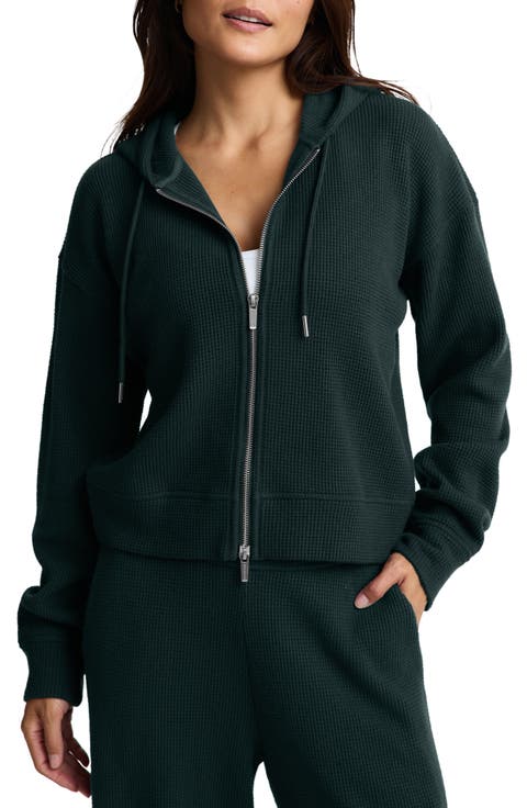 Rest Day Waffle Full Zip Hoodie