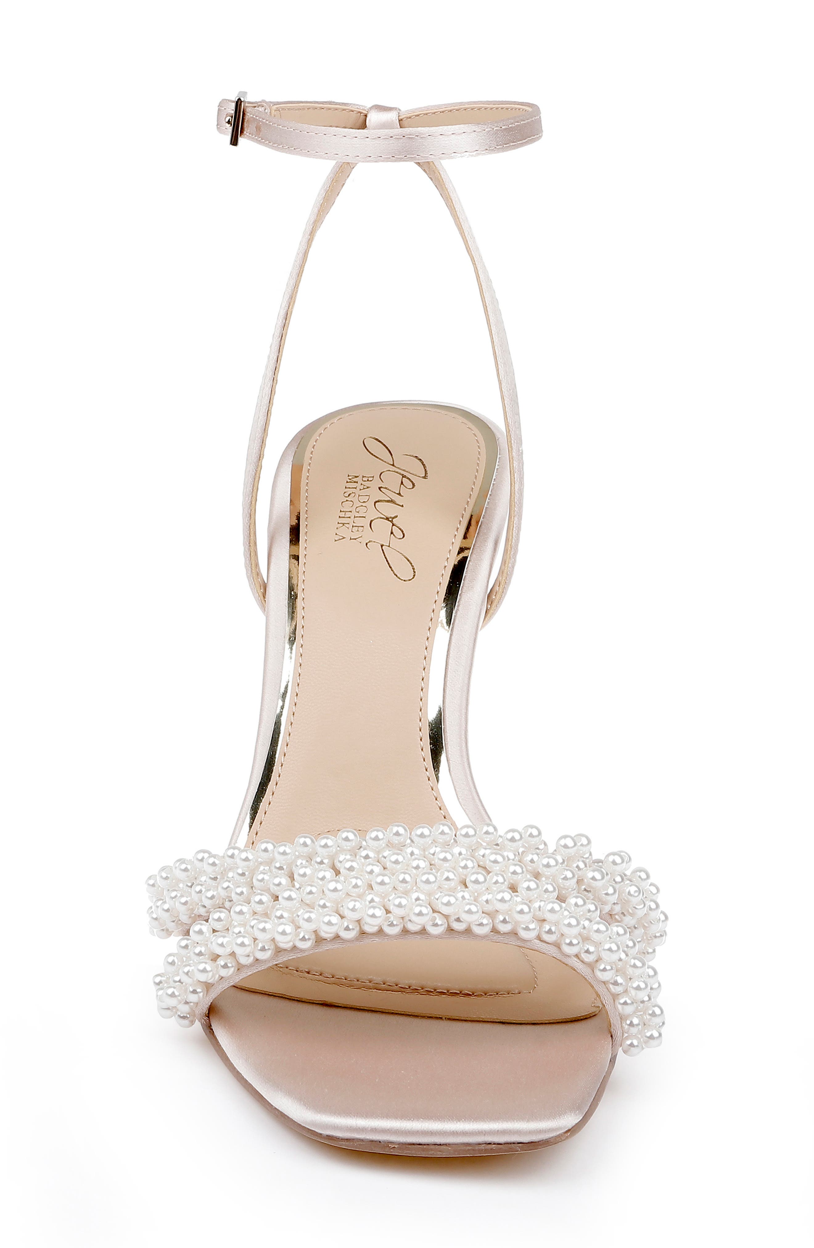 Noah Embellished Ankle Strap Sandal, Alternate, color, CHAMPAGNE SATIN