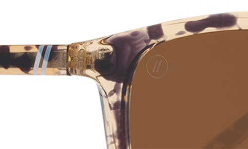 Blenders Eyewear Sydney 49mm Polarized Rectangular Sunglasses In Brown
