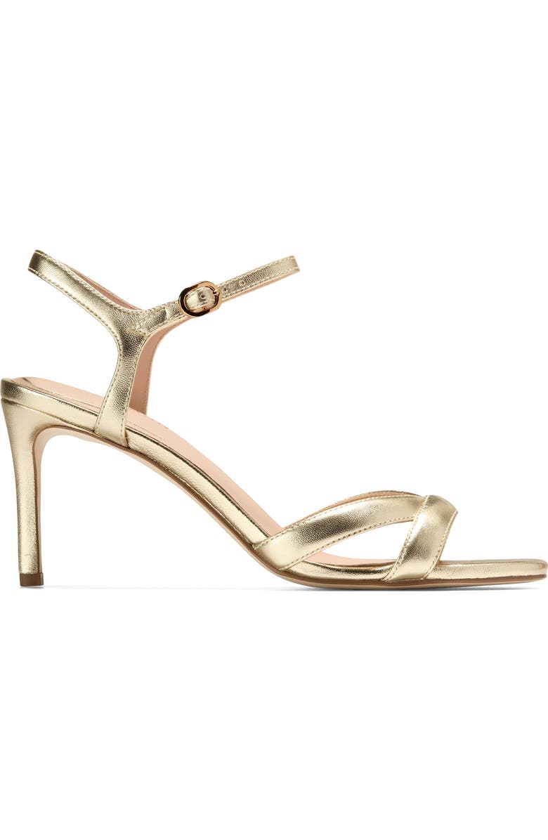 Cole Haan Constantina Ankle Strap Sandal, Alternate, color, Gold Metallic Leather