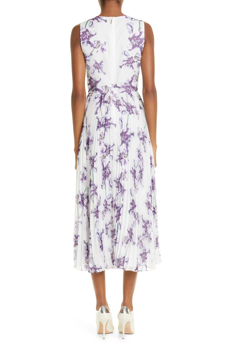 Jason Wu Collection Floral Pleated Midi Dress, Alternate, color,