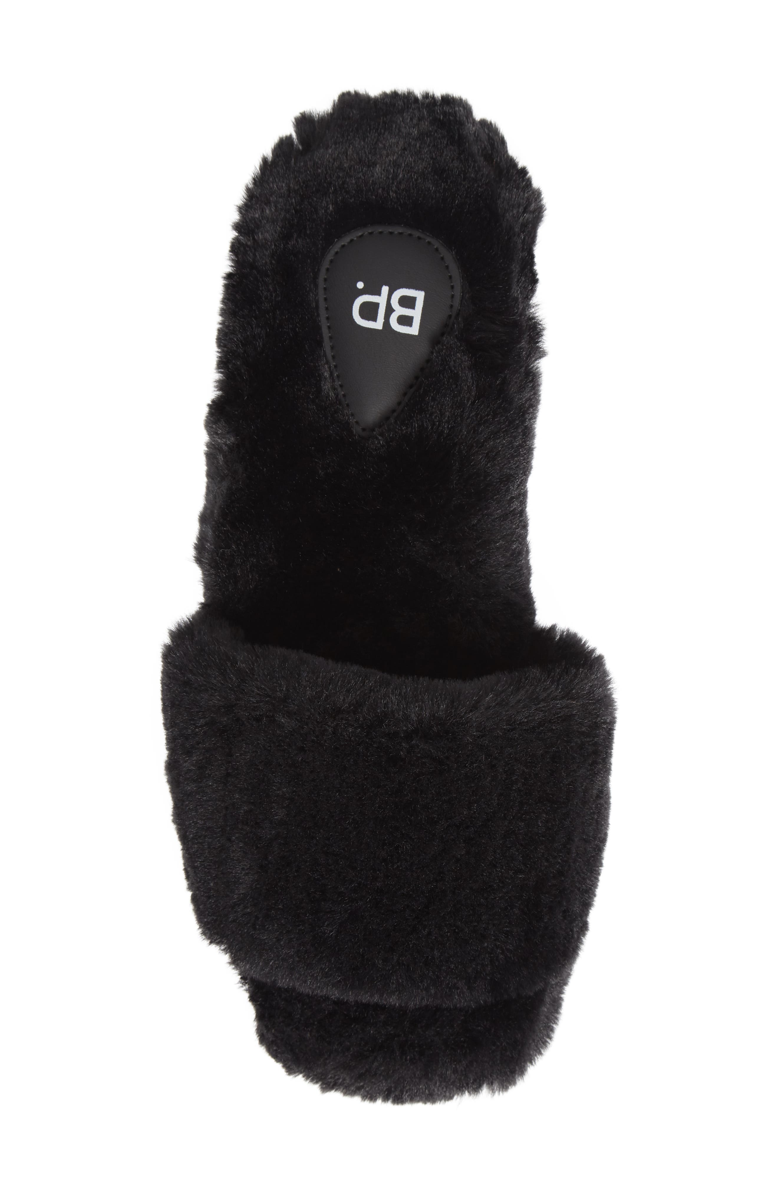 BP. Livie Plush Slide Slipper, Alternate, color, 