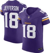 Nike Men's Nike Justin Jefferson Purple Minnesota Vikings  Vapor F.U.S.E. Elite Jersey