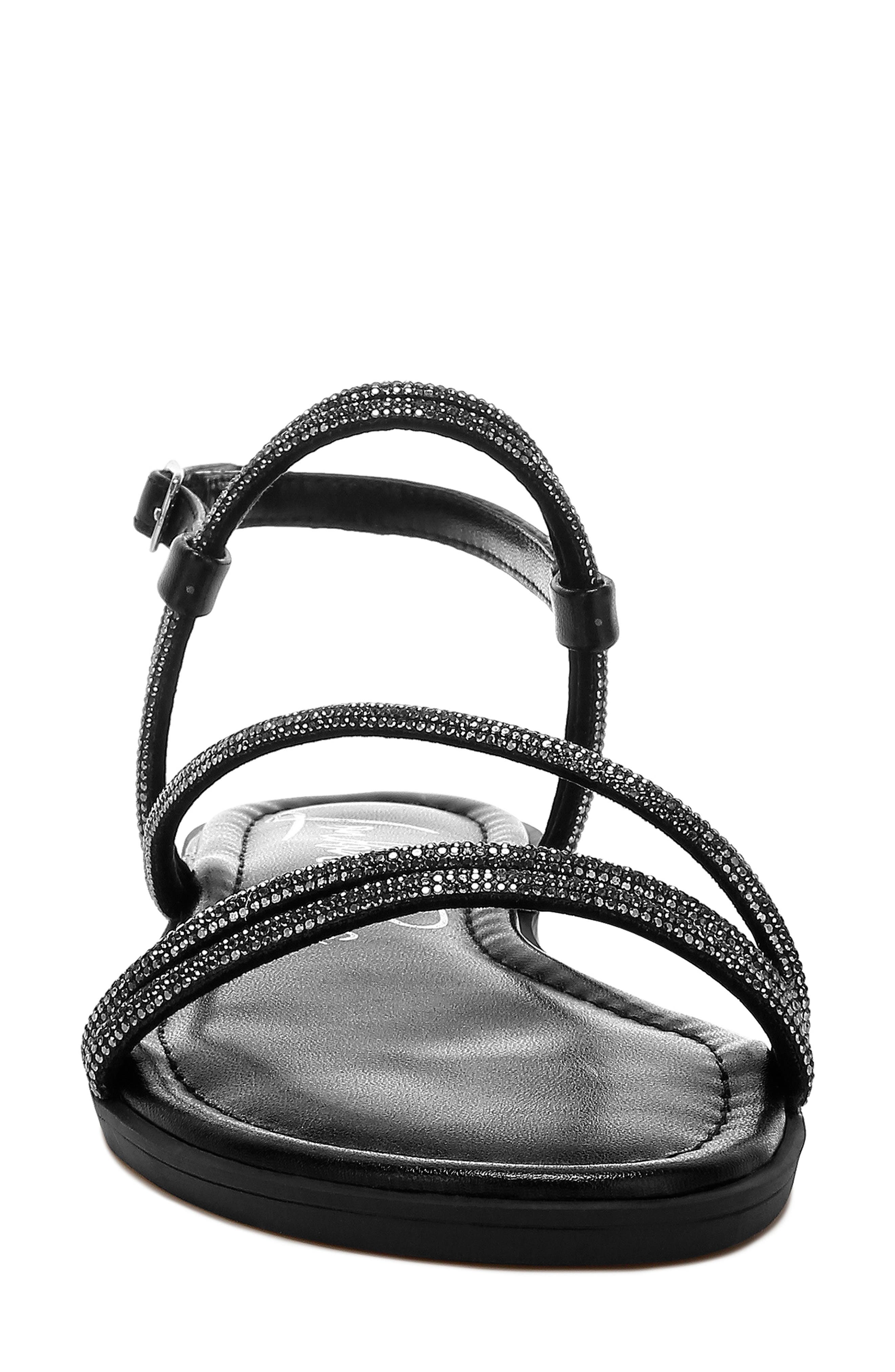 LONDON RAG Bawley Crystal Embellished Flat, Alternate, color, Black