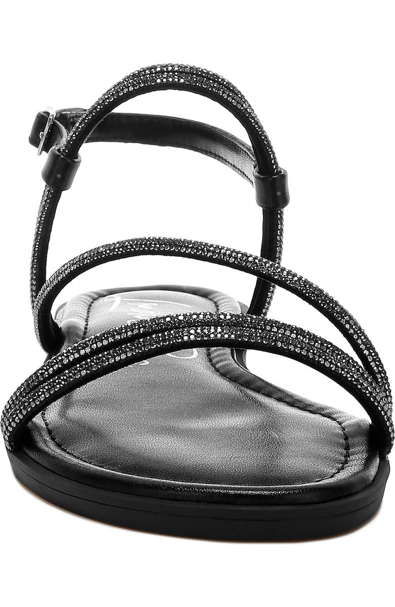 LONDON RAG Bawley Crystal Embellished Flat, Alternate, color, Black