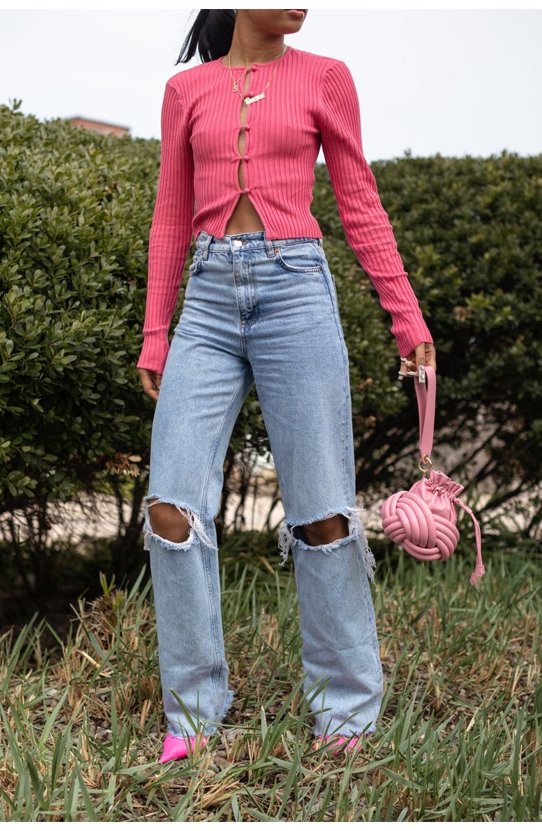 Fini Knurly Handbag - Mauve, Alternate, color, Mauve