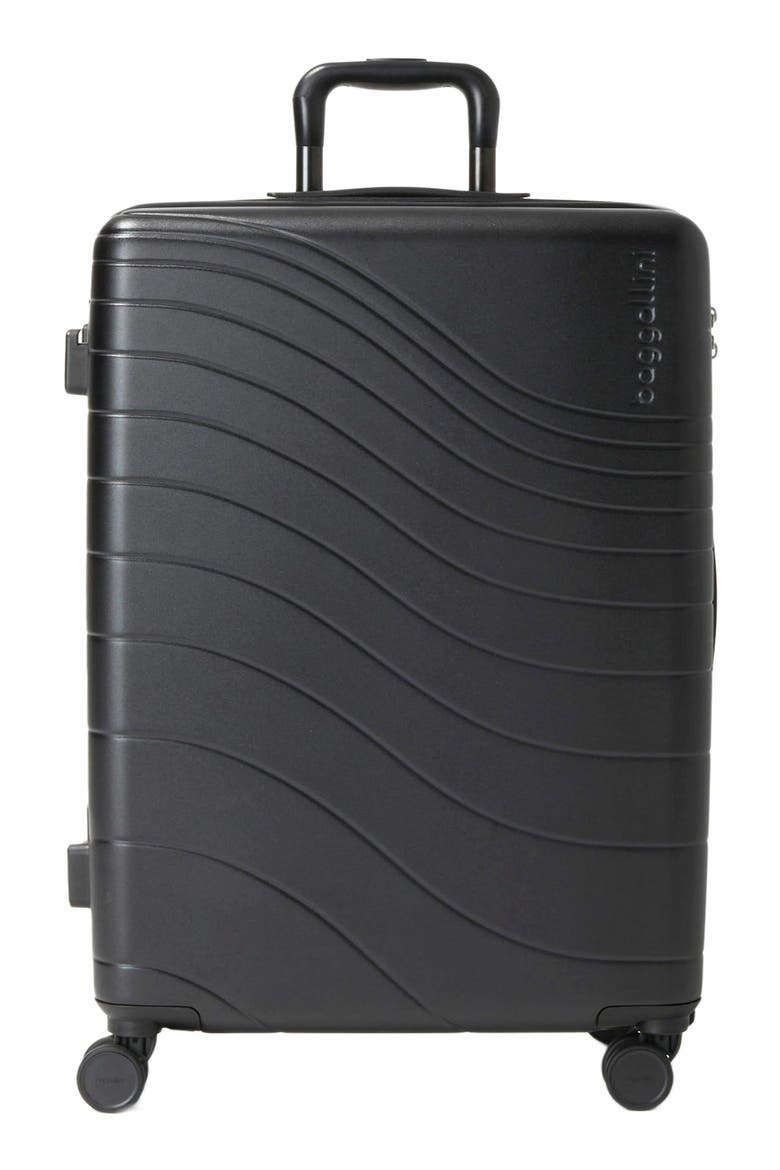 Set Wave 26 in. 4 Wheel Hardside Luggage, Main, color, Black Hardside