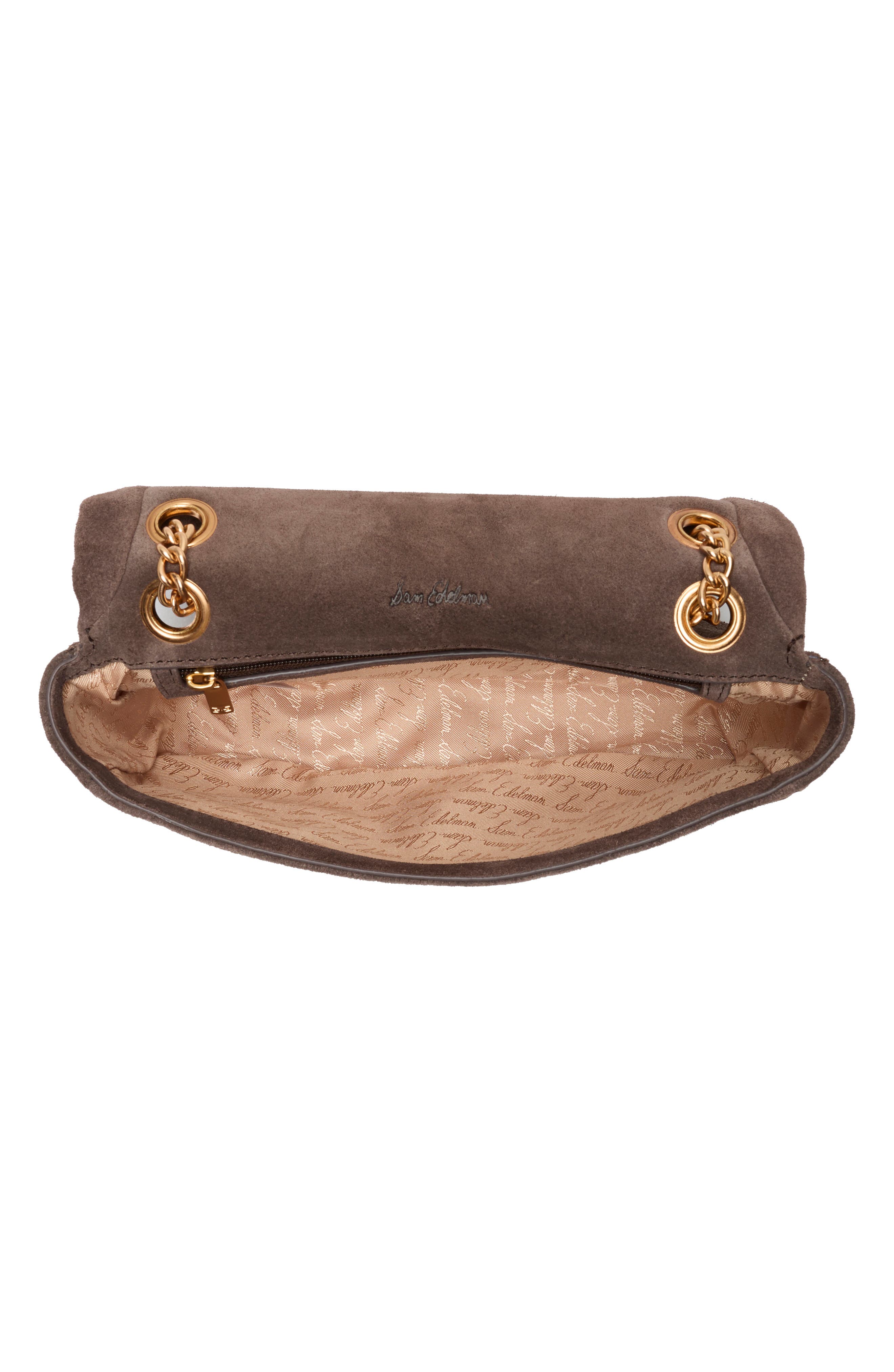 Kiara Convertible Leather Shoulder Bag, Alternate, color, DARK BROWN