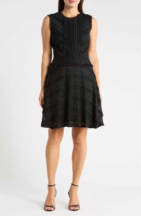 Lace Tiered A-Line Dress
