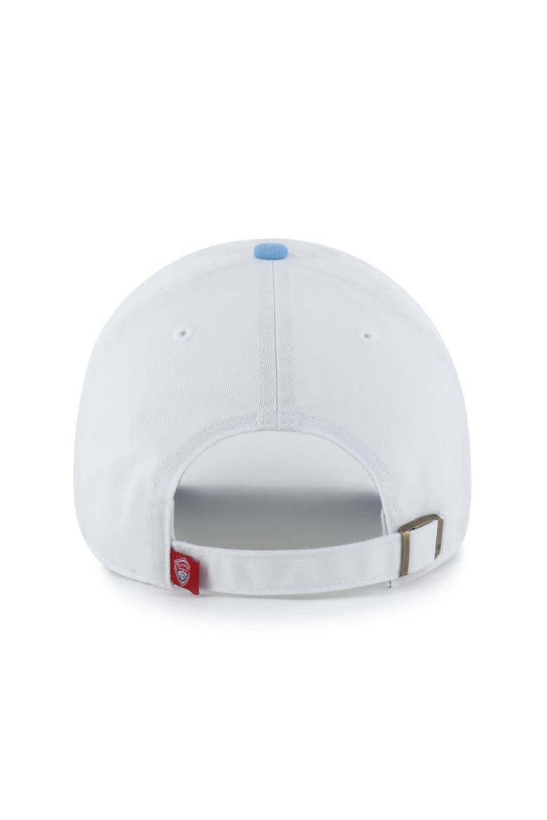 Men's '47  White Colorado Rapids Two-Tone Clean Up Adjustable Hat, Alternate, color, White