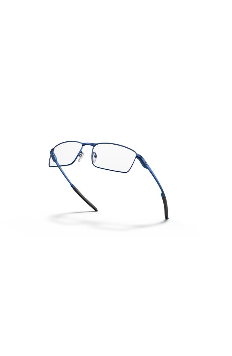 Oakley 55mm Rectangle optical glasses, Alternate, color, Blue