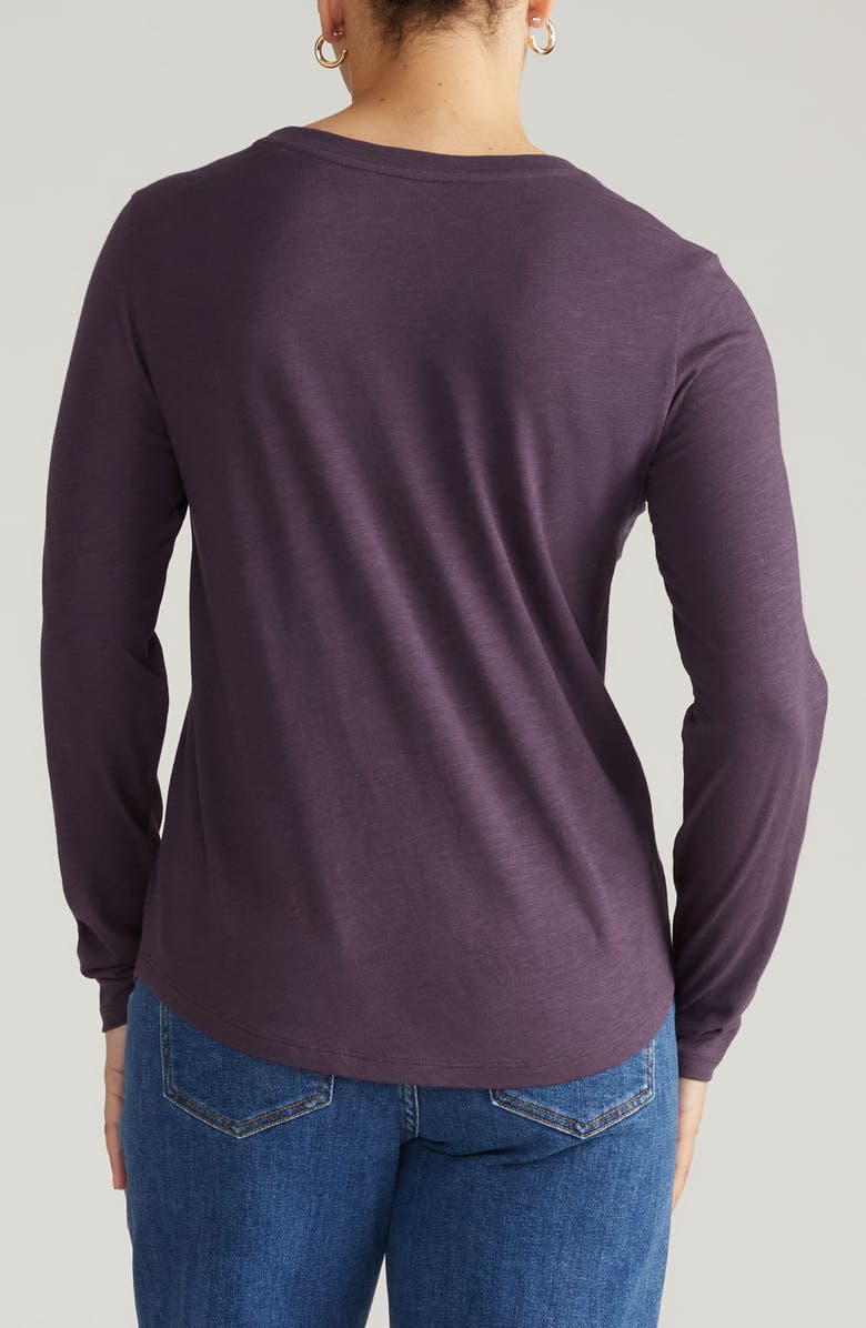 Universal Standard Light as Air Tee Rex T-Shirt, Alternate, color, Purple Jewel