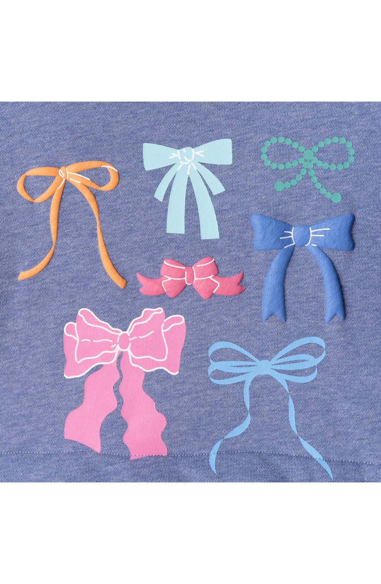 Andy & Evan Kids' Sweatshirt Dress, Alternate, color, Navy Heather