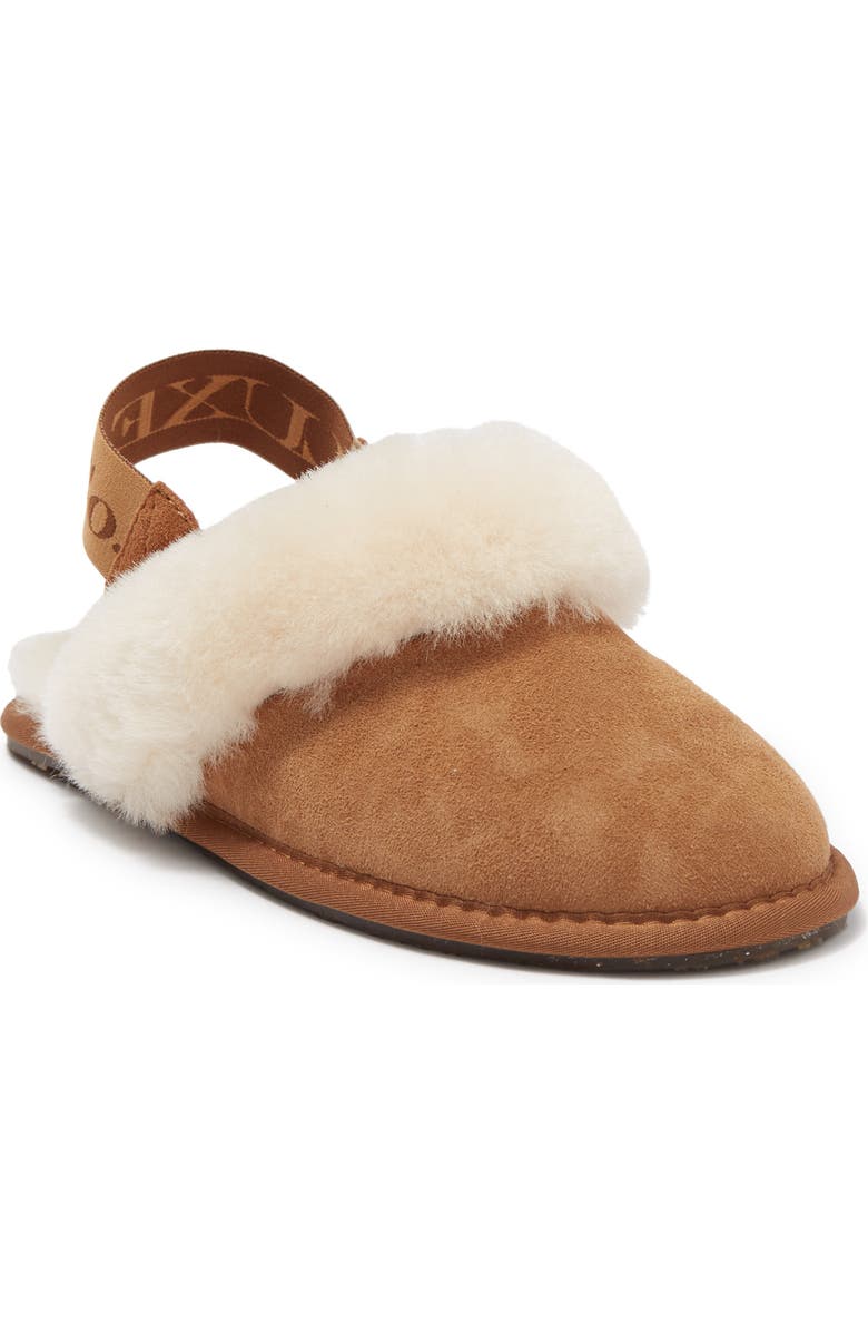 Australia Luxe Collective Genuine Shearling Slingback Mule Slipper, Main, color,