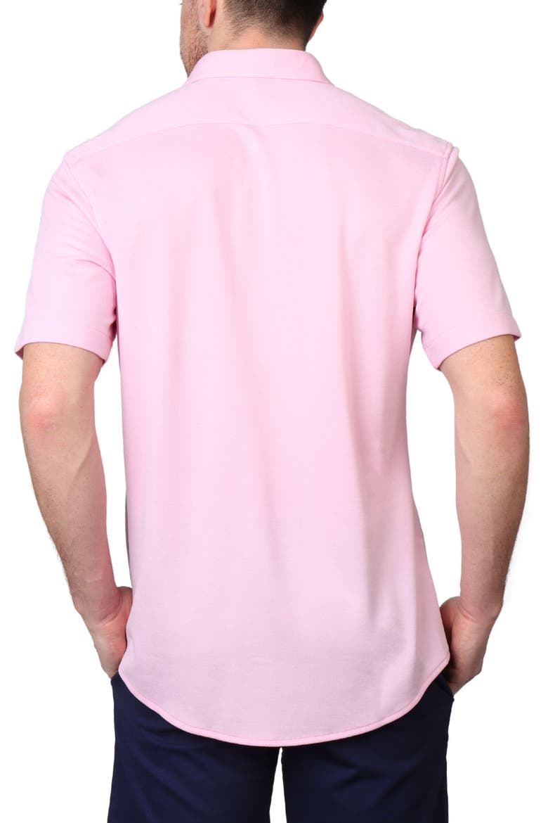 Solid Modal Blend Short Sleeve Shirt, Alternate, color, LIGHT PINK
