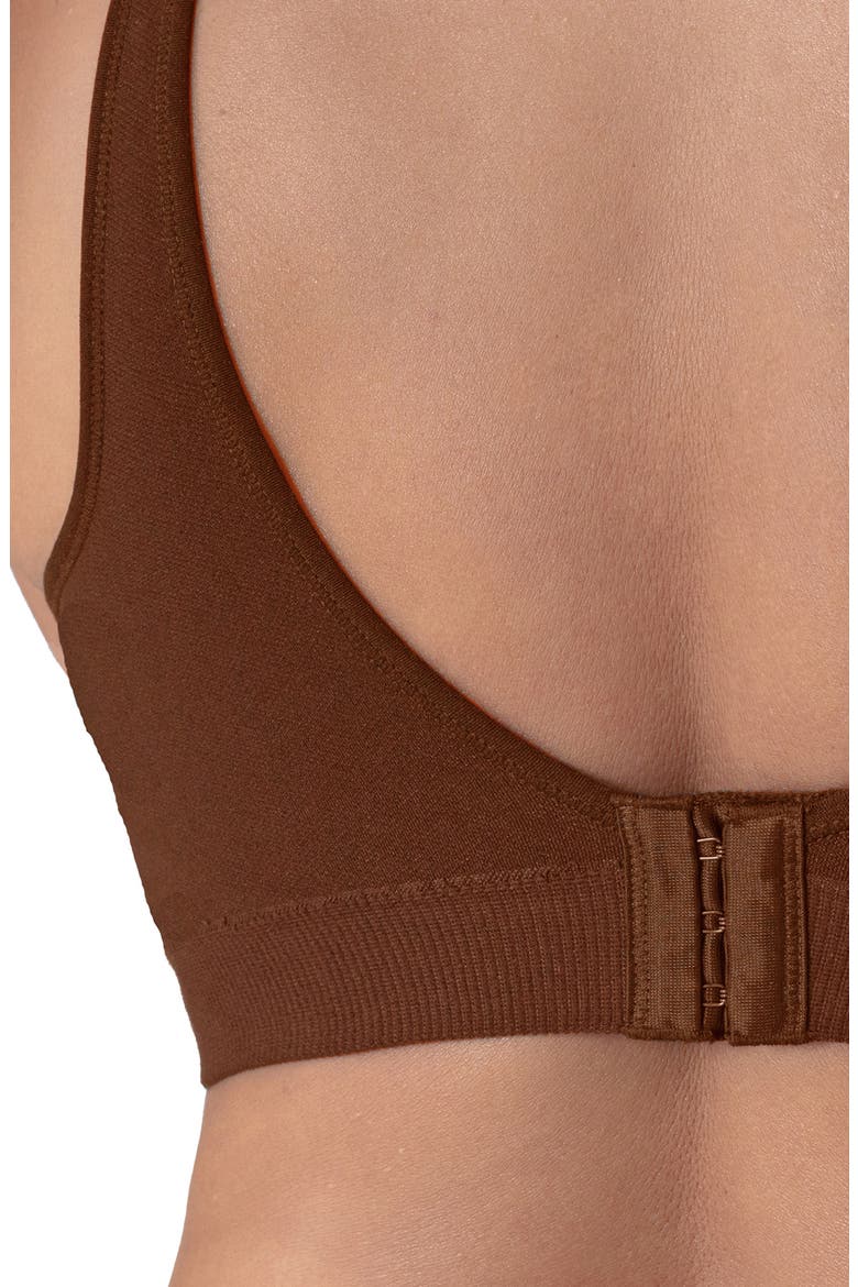 Daily Comfort Wireless Contour Bra, Alternate, color, CHOCOLATE