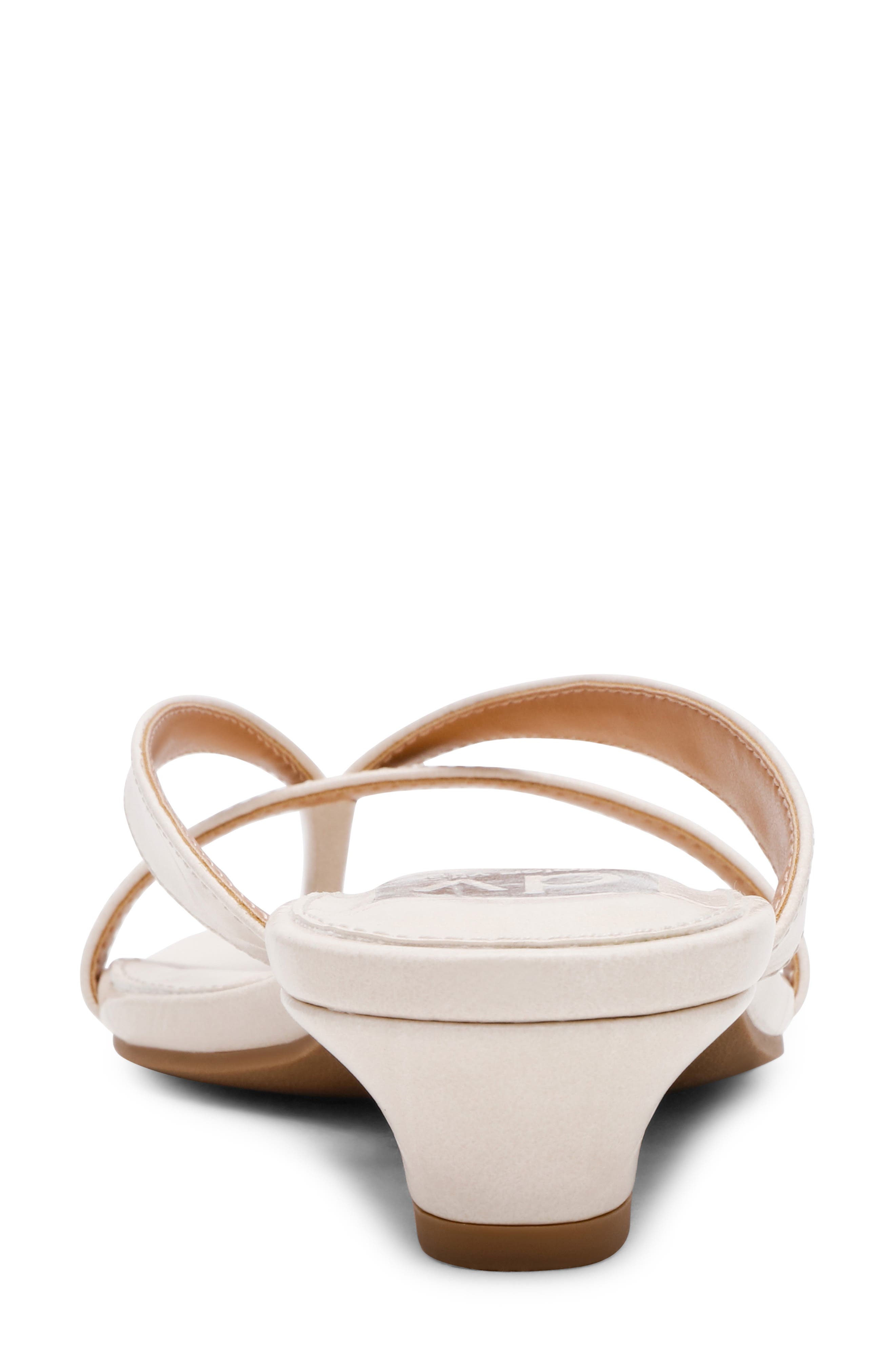 Bex Kitten Heel Sandal, Alternate, color, IVORY
