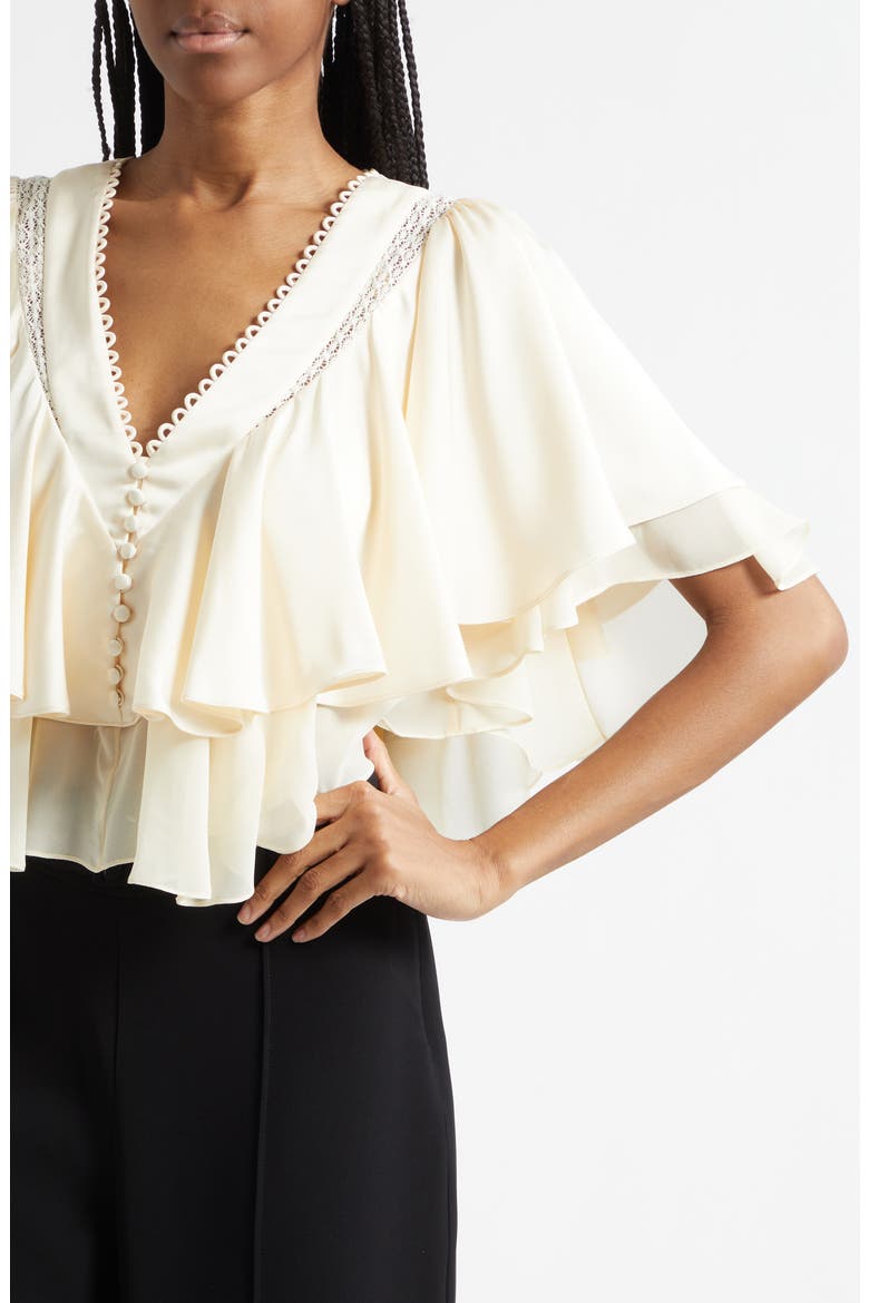 Mary Layered Top, Alternate, color, GARDENIA