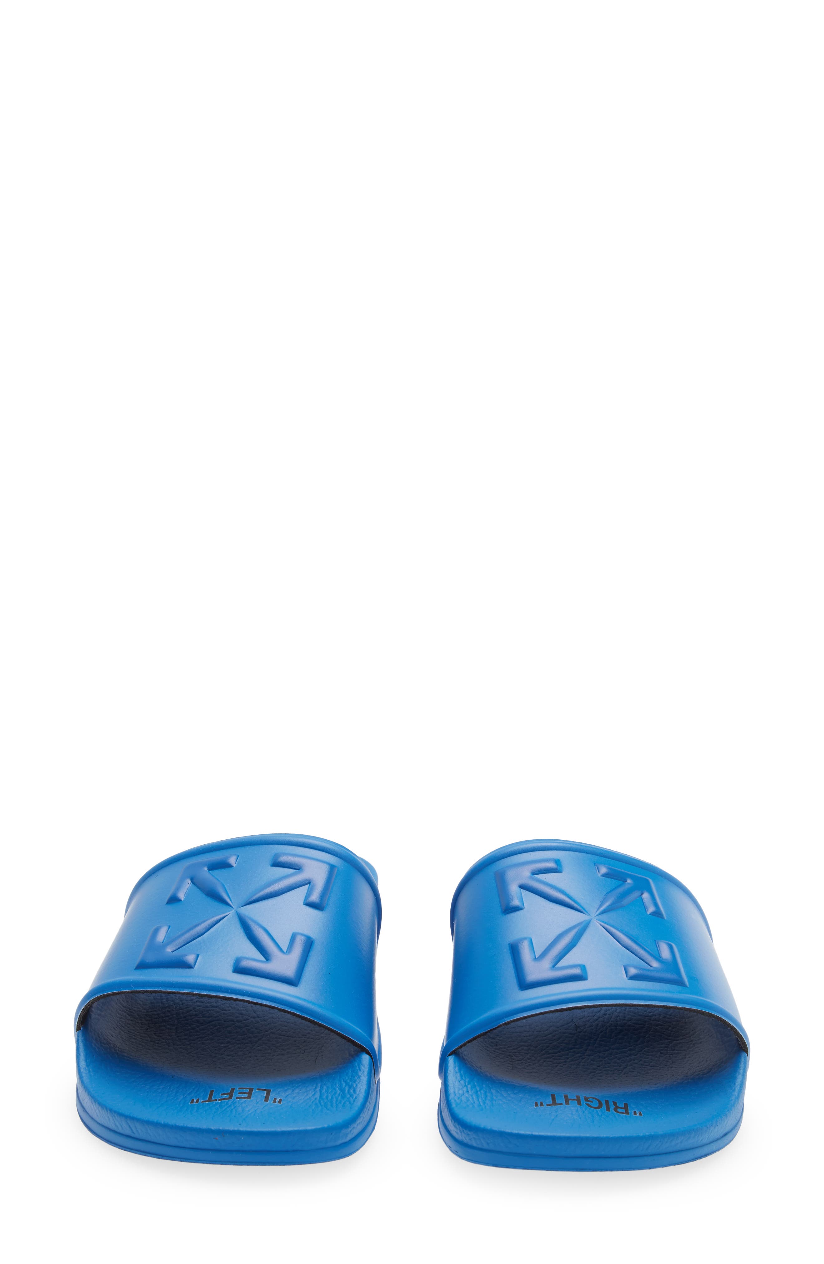 Off-White Arrow Pool Slide Sandal, Alternate, color, 